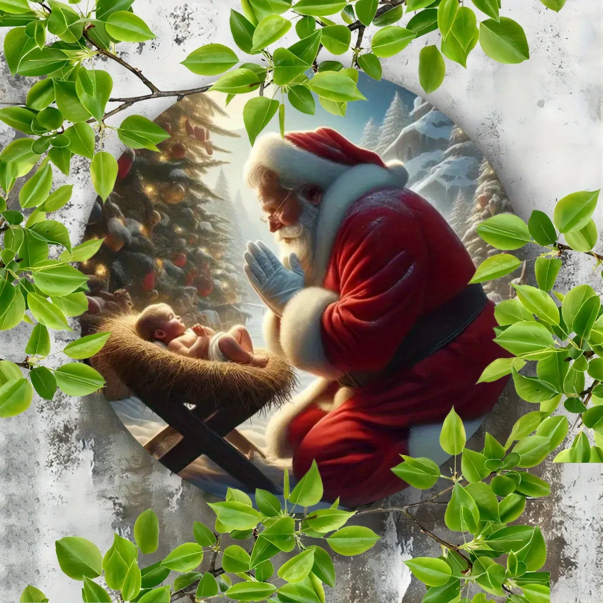 Santa & Jesus Wreat…