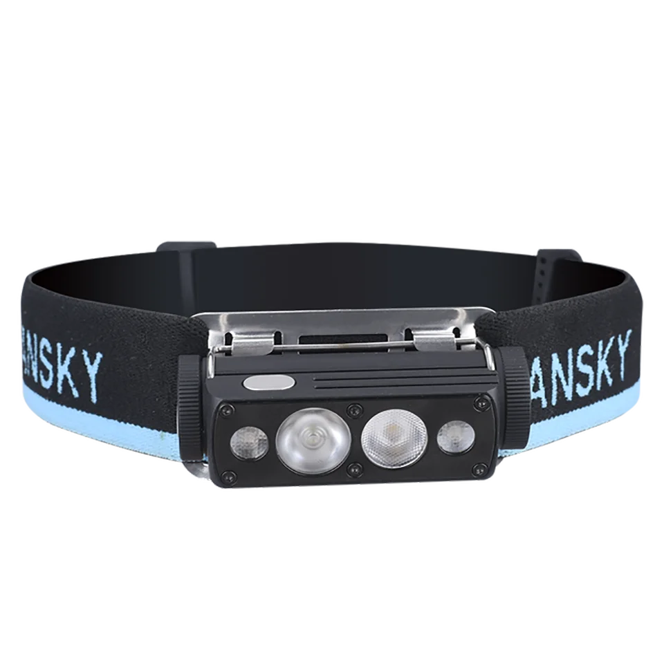 Cyansky HS6R Headlamp Powerful LED Headlight Head Flashlight Torch Head Light 18650 Rechargeable For Camping Fishing Hunti