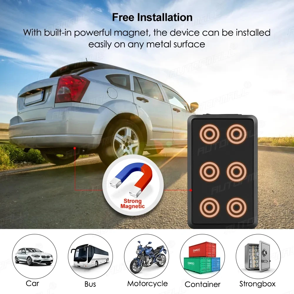 4G GPS Car Tracker LK970C 240 Days Long Standby 20000mAh Vehicle GPRS Locator Waterproof IP65 Strong Magnets Drop Shock Alarm