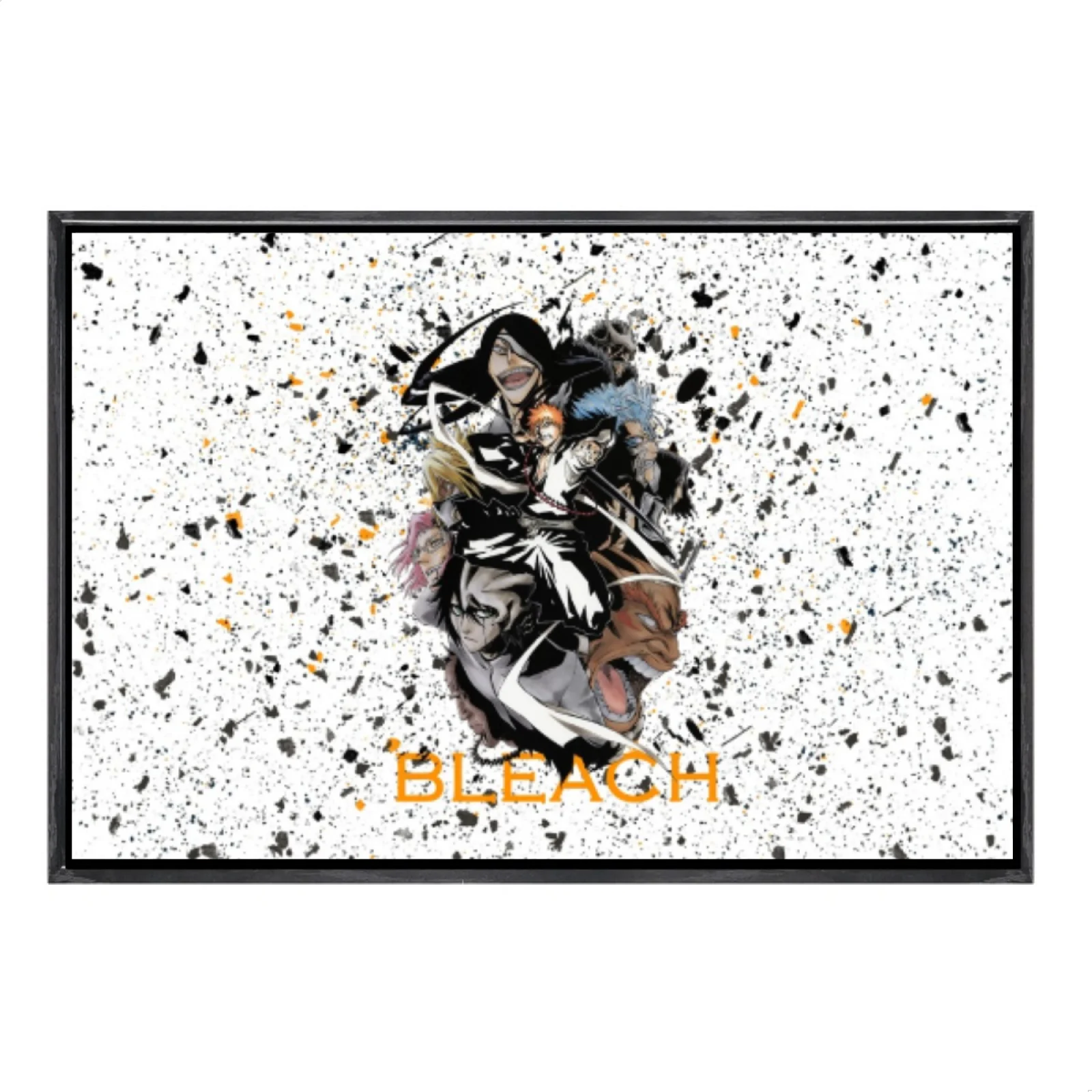 

Japanese Manga Multi-Size Canvas Poster Double Framed Wall Art, Bleach Home Decor for Living Room Bedroom