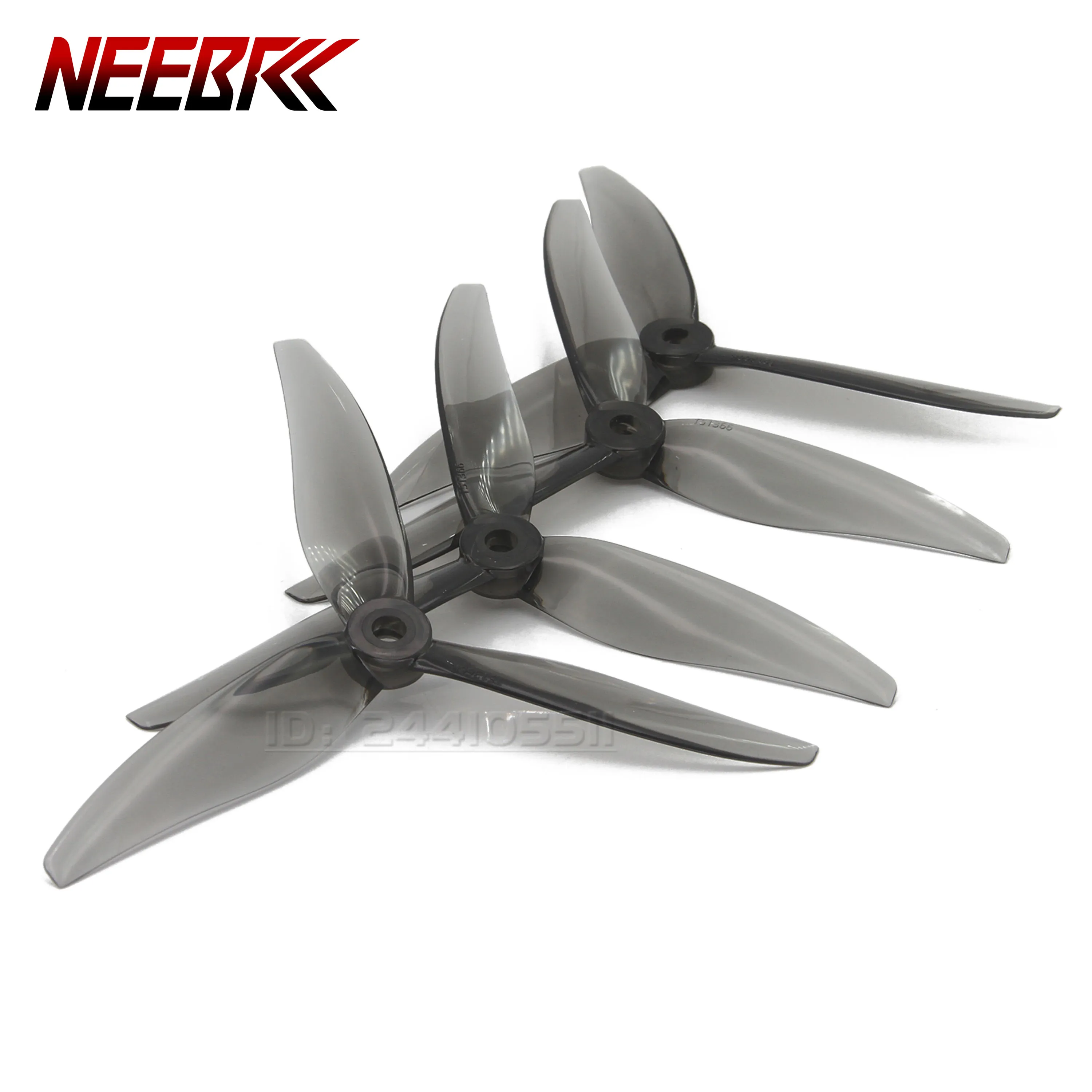 

4PCS NEEBRC 51366 5inch 3-Blade PC Propeller Tri-Blade Props for RC FPV Racing Drone Airplane Freestyle DIY Motor Brushless Part