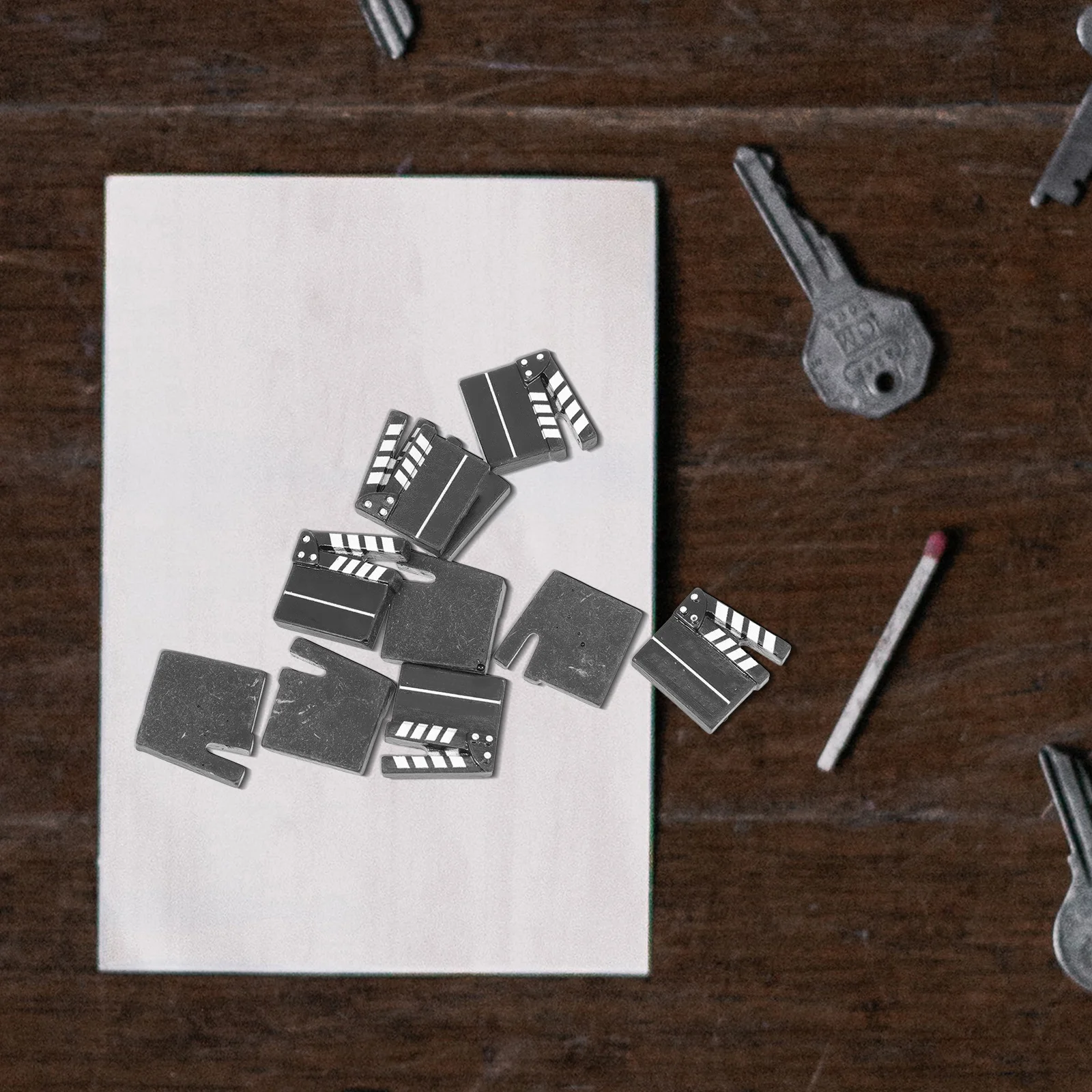 20 قطعة من ملحقات لوحة كلابر من الراتينج لتزيين جراب الهاتف وديكور إبداعي فكرة هدية فريدة من نوعها