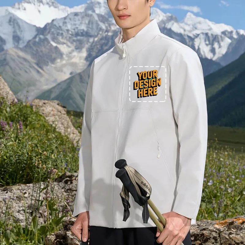 เสื้อกันลมน้ำหนักเบา กันน้ำ พร้อมโลโก้ฟรี - เสื้อแจ็คเก็ตพับเก็บได้ 540 กรัม ผ้าสเตรช 150d พร้อมซับในป้องกันไฟฟ้าสถิตสำหรับการเดินทาง