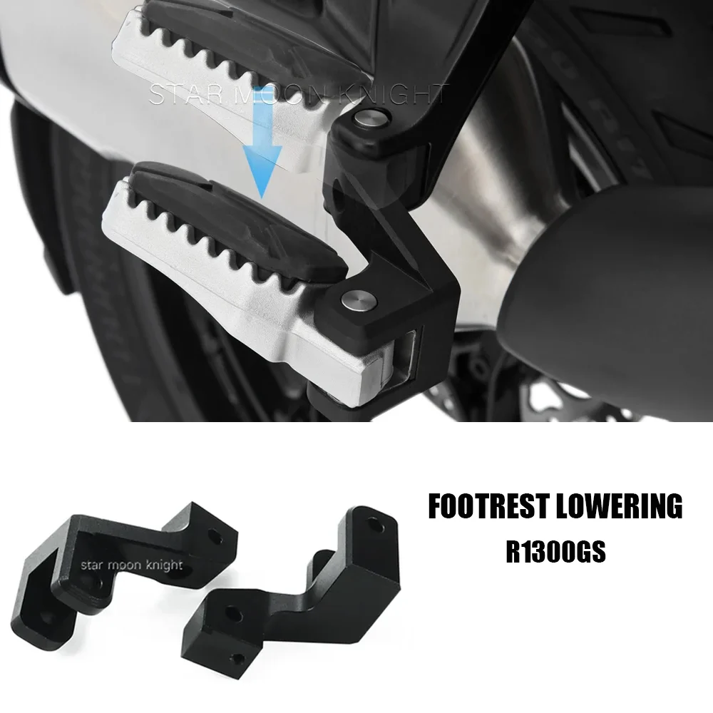 

for BMW R 1300 GS r 1300gs GS1300 1300GS Relocation Rider Foot Pegs Passenger Footrest Lowering Kit