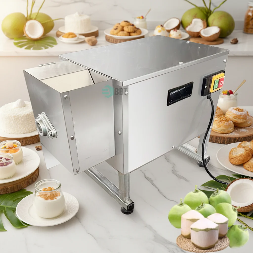 Coconut Meat Grinder & Shredder Machine, Commercial Electric Coconut Processing Equipment