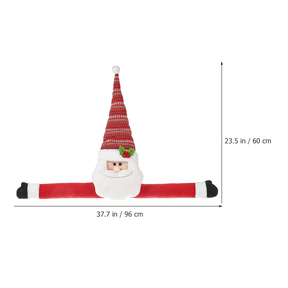 

Santa Christmas Tree Topper Hugging Ornament Xmas Decor Indoor Home Party Festive Accessory Christmas Tree Topper