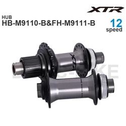 SHIMANO XTR M9100 Disc Brake Front HUB HB-M9110-B HB-M9110-BS MICRO SPLINE Rear FREEHUB FH-M9111-B FH-M9111-BS 12-speed