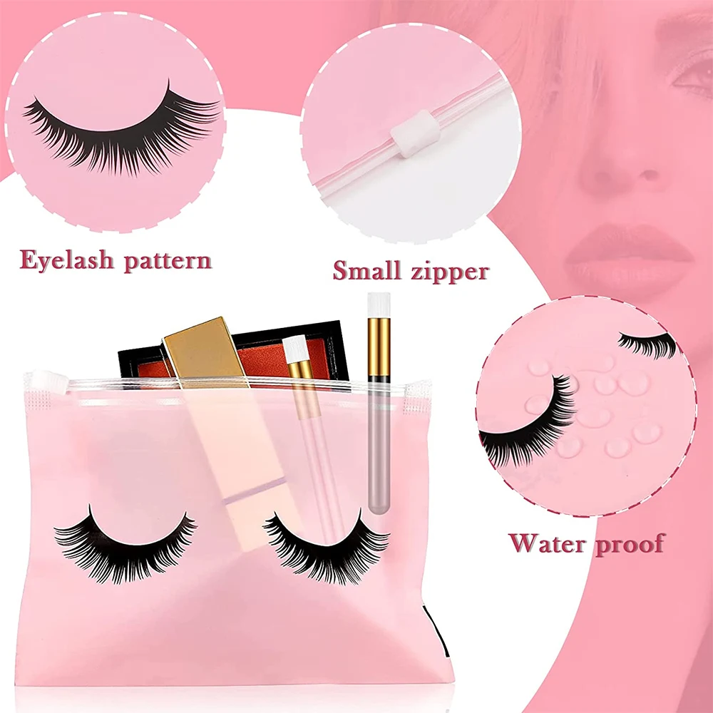 15Pcs Eyelash Shampoo Brushes Set Nose Pore Deep Cleaning Brush Makeup Lash Aftercare Bags Cosmetic Pouch Eyelash Extension Tool