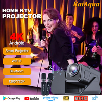 HT36 Projector LED Native 1080P 7000 Lumens Support Bluetooth Full HD USB Video 4K Beamer for Home Cinema theater Can Also Sing