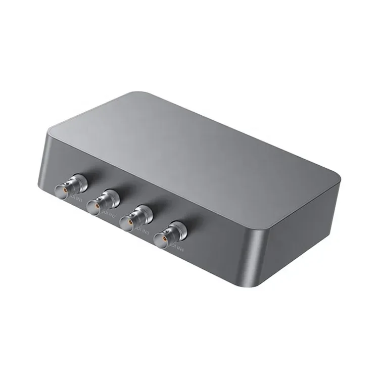 Vmix Software OBS Multiple Game Live Streaming 4K@60fps External 4 Channel SDI Thunderbolt3 Video Capture Card