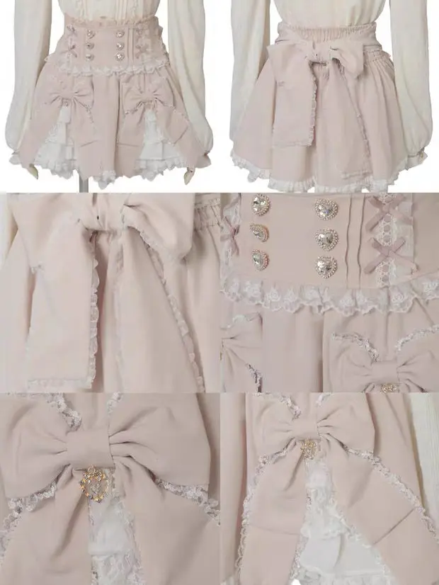 Japanse Zoete Gecorseteerde Geruite Lolita Rok 2026 Lente Zomer Leuke Strik Elegante Prinses Meisjes Vrouwen Korte Rok S-5xl