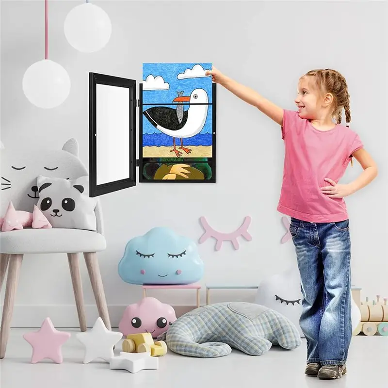 a25i-kids-art-frames-front-opening-kids-artwork-frames-changeable-artwork-display-storage-frame-for-a4-paper-2pcs-black