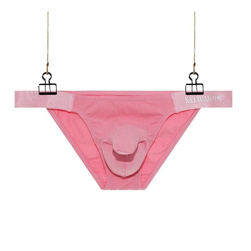 Gorące męskie seksowne bikini Hombre bielizna separacja kul miękki mężczyzna Slip kostiumy kąpielowe figi majtki niski wzrost bielizna męska hurtownia