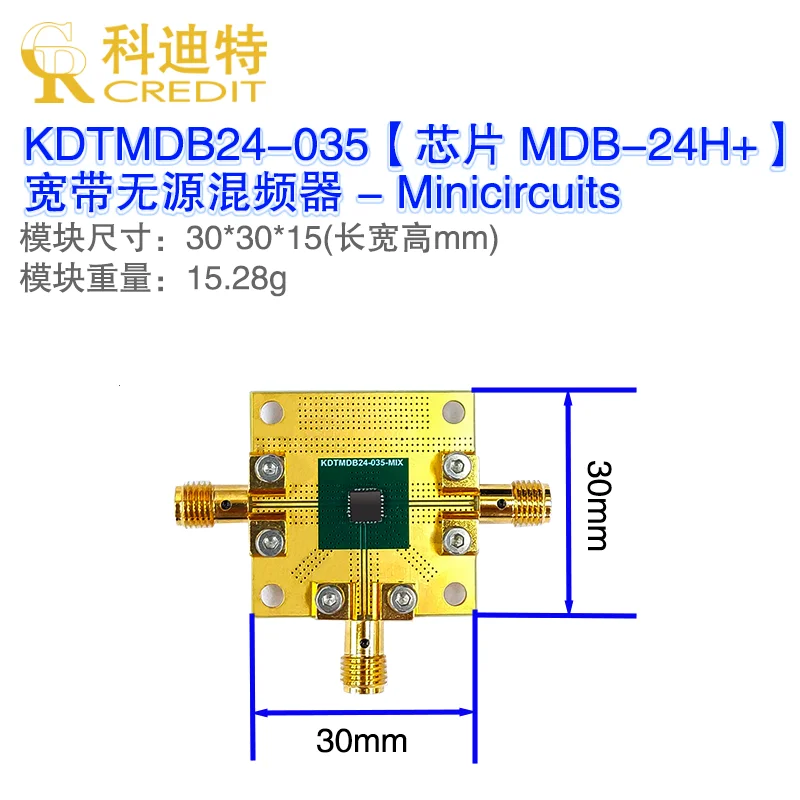 MDB-24H+ Mixer-Modul 5–21 GHz HF-Bandbreite 15 dBm Antriebsleistung Passivmixer