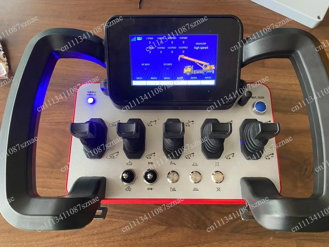 Industrial Wireless Radio Proportional Remote Control Set, Heavy Duty Crane Truck Control System for Lifting Operations