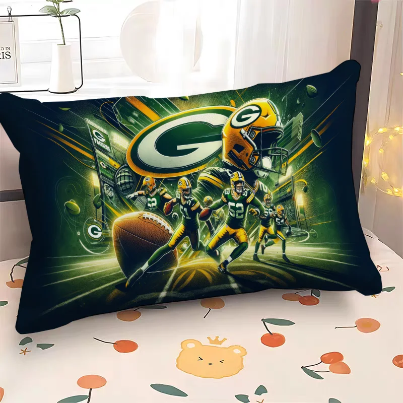 40x60 Luxury Sofa Cushions Green Bay Packer Fans United Pillowcase 50x70cm Sleeping Pillows Christmas Pillow Cases Cushion Cover