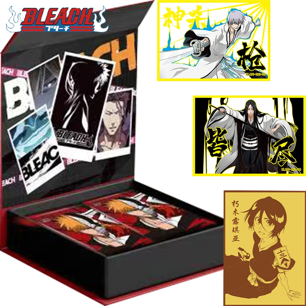 

Genuine Bleach Game Collection Cards for Boys and Girls Anime Representative Characters SSR Bronzing Cards Christmas Present