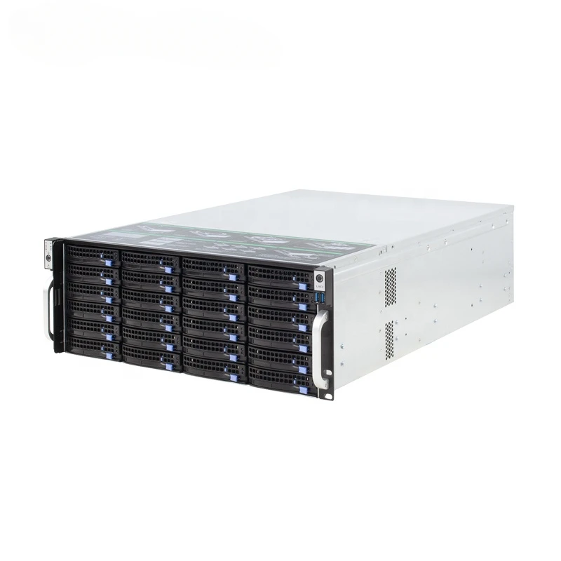 High quality 4U 24 HDD Hotswap bays   rack mount server chassis