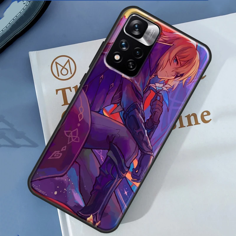 Genshin-funda de impacto para Redmi 9, 10, 10A, 10C, 9A, 9C, 12C, Redmi Note 8, 9, 10, 12, 11 Pro, 9S, 10S, 11S