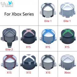 YuXi 1pc Replacement For Xbox One Series Elite 1 2 Controller Home Button Gamepad Start Return Back Switch Power Guide Key
