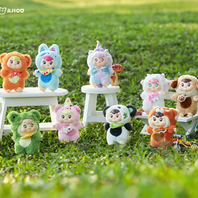 

Подлинная Аджио приключения с очаровательными друзьями серии виниловая глухая коробка Friendsheep Kawaii животное милый кулон орнамент игрушка в подарок