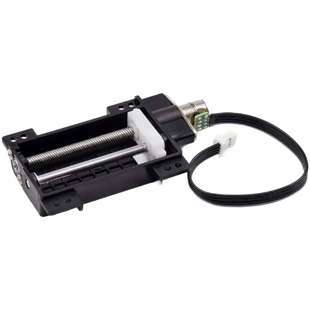 Compact Stepper Motor 6mm Body 30mm Travel 55.7mm Length 30.9mm Width for Space Constrained Engineering Designs