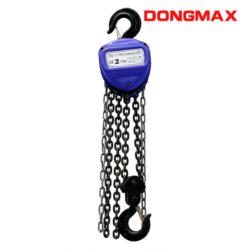 Steel Manual Chain Hoist Tackle Block Pulley Hand Hoist for Manual Lifting in Printing Shops Manufacturing Plants Farms Farms - view 6