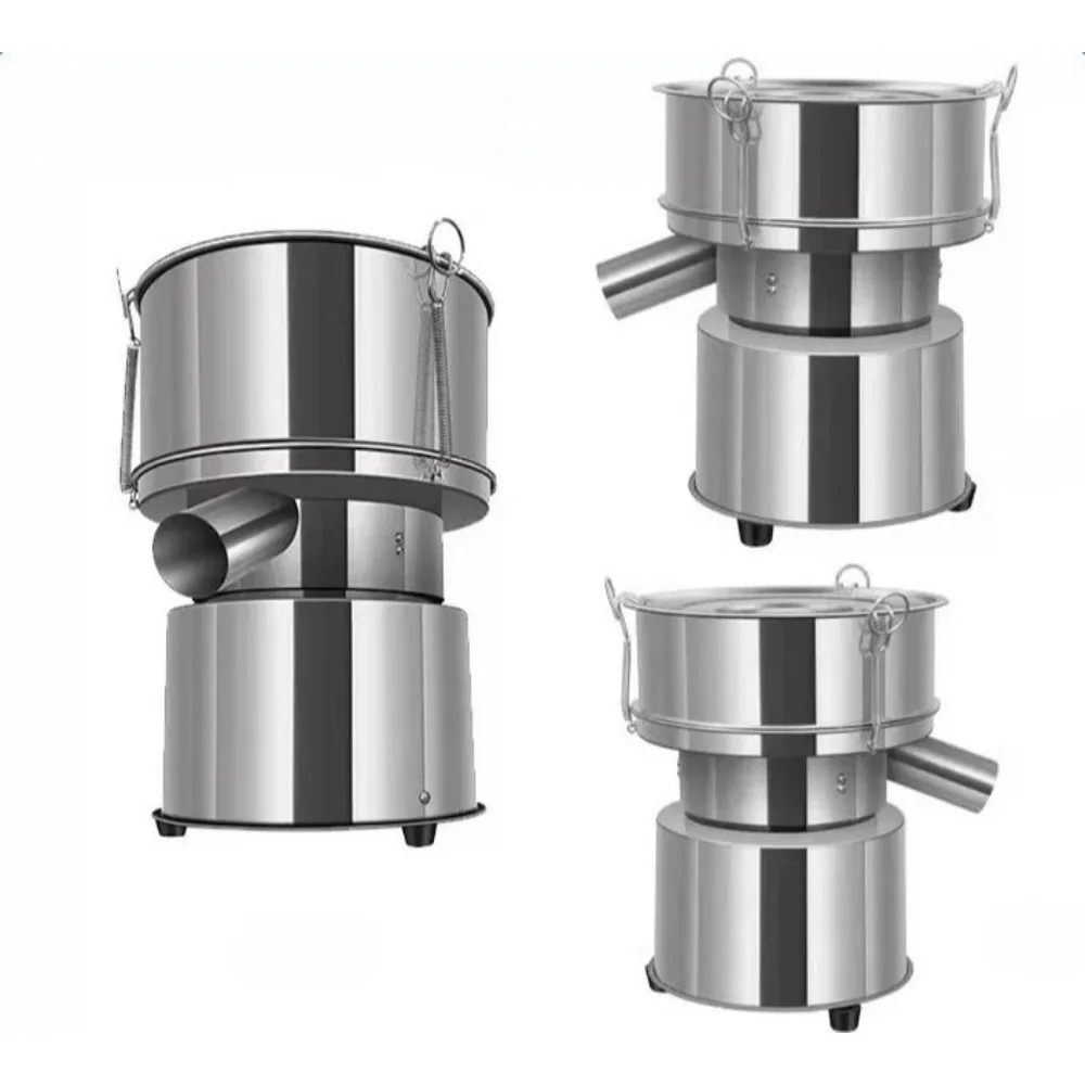 20CM Mini Electric Vibrating Sieve Shaker Stainless Steel Screen Lab Sieving Machine for Powder & Granule Separation Vibratory