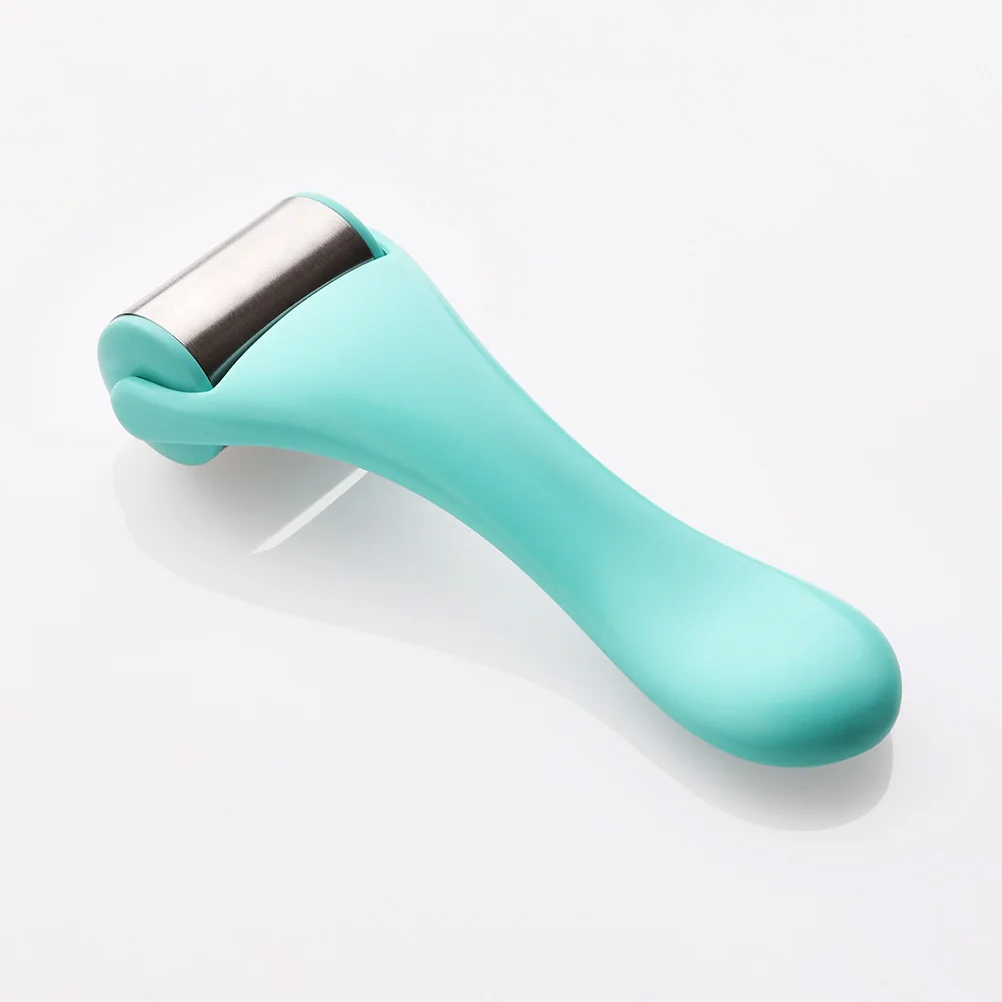 

Portable Facial Massager Skin Tightening Lift Tool Face Roller Face Accessories Beauty Apparatus Travel Home Use Cyan Durable