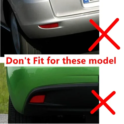 Imagen 2 del producto Accesorios DE coche, lámpara reflectora DE luz DE parachoques trasero para Mazda 2 DE 2008 2009 2010 2011 2012 Sedan