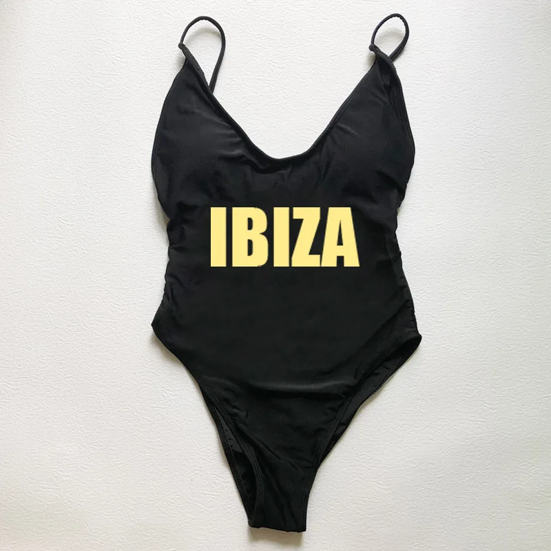 IBIZA Costumi da bagno Donna Costume intero imbottito sexy JAMAICA Costume da bagno donna monokini Beachwear Bikini maillot de bain femme