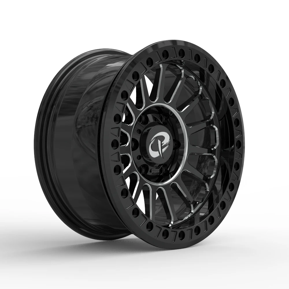 [4X4 Wheel]16 17 Inch Off-road Wheel  Custom 6 Hole Bead Lock Forged Wheel
