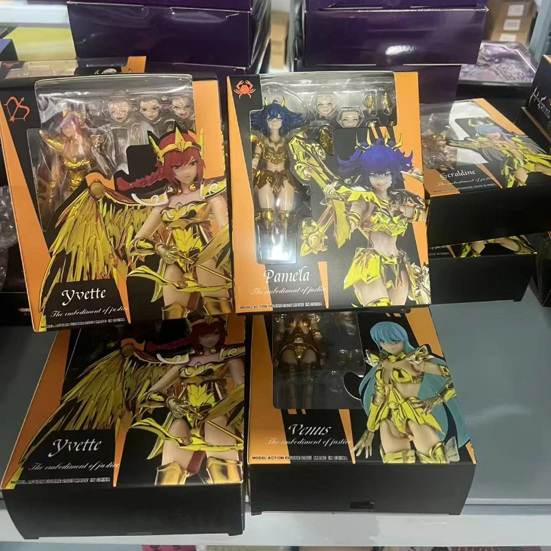 

Фигурки Saint Seiya Myth Cloth EX: Лео, Сэнди, Канцер, Памела, Торус, Эрика, Священный контракт, Женские рыцари Зодиака, Рыцари Действия