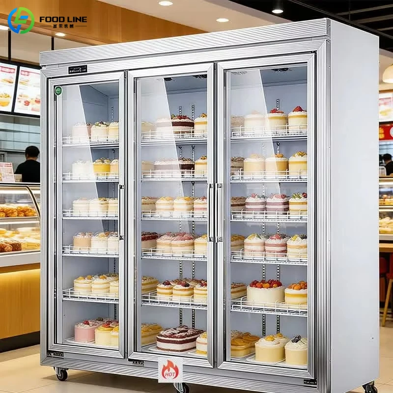 Customized Double Door Flower Display Cabinet Floral Showcase Wholesale MOQ 2 Tempered Glass Fresh Flower Refrigerated Fridge