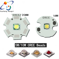 2PCS 10W CREE XML L2 Strong Light Flashlight 5W  T6 Beads 5050 SMT White LED Beads 10W Beads High Brightness