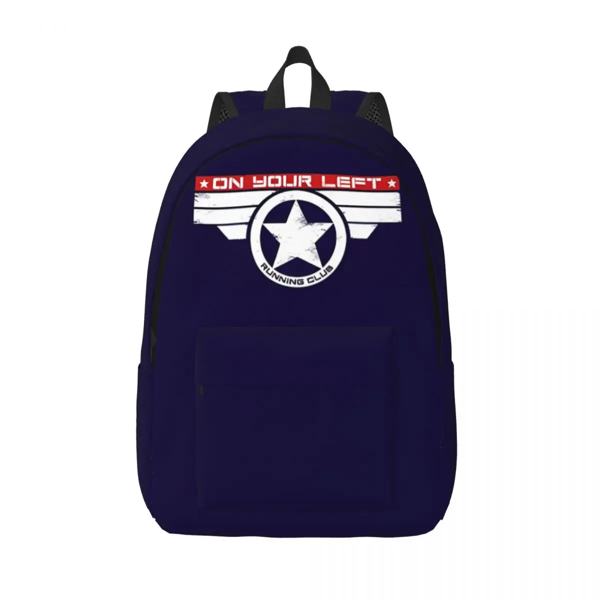 

High School On Your Left Running Club Hybrid Inverted Large Capacity Versatile Marvel Captain America Laptop Bag For Boy Girl