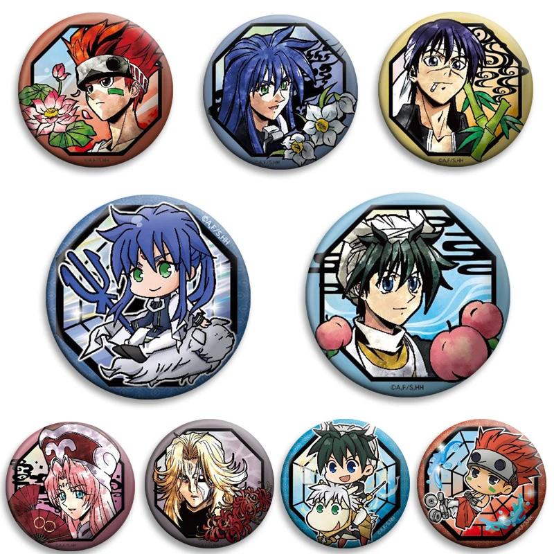 

32mm Anime Hoshin Engi Enamel Pins Handmade Brooches for Hat Clothes Backpack Decoration Cartoon Badge Jewelry Accessories Gifts
