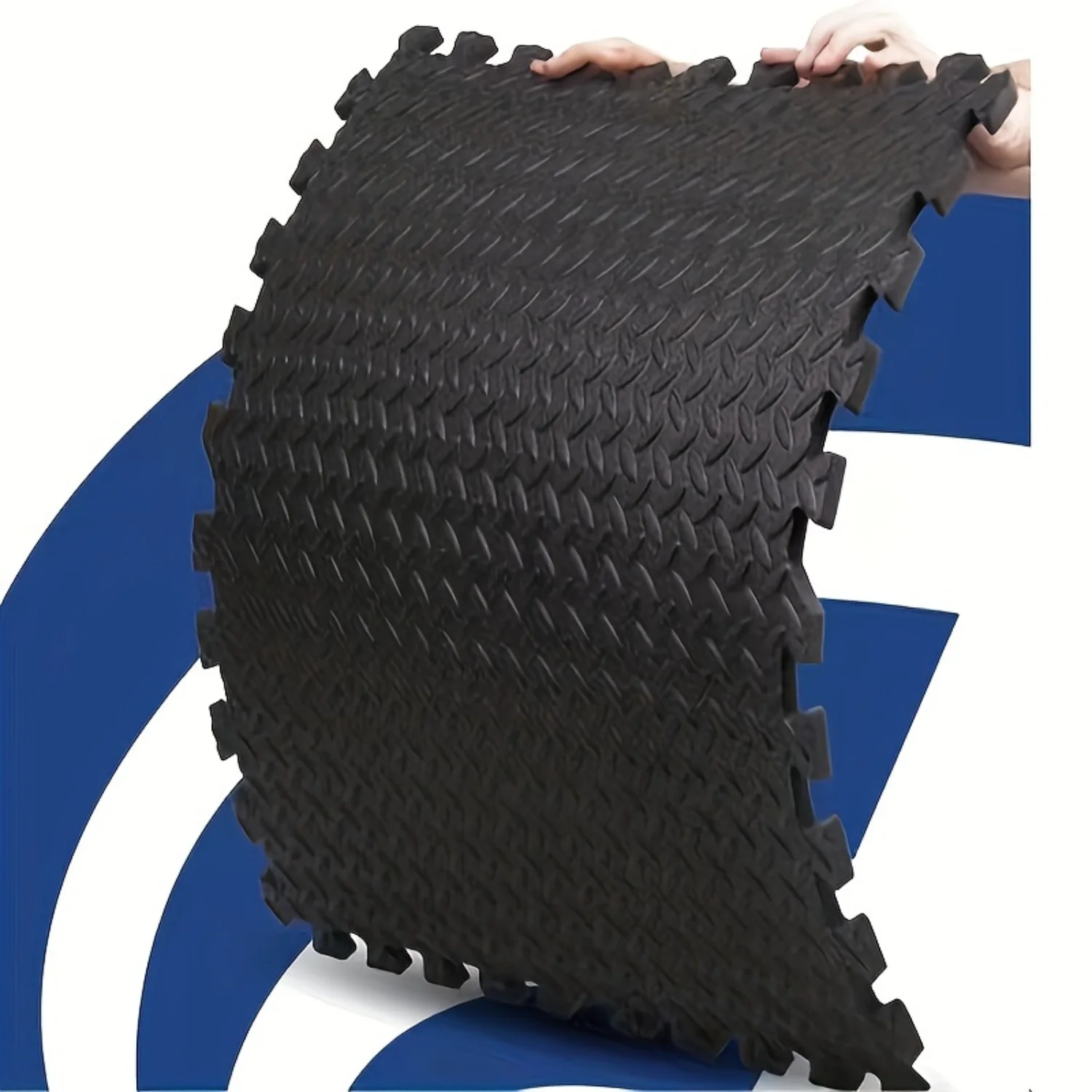 Premium Interlocking Foam Floor Mats - Gym & Exercise Slip-Resistant, High-Density, Durable, Absorbent Easy Install Multip