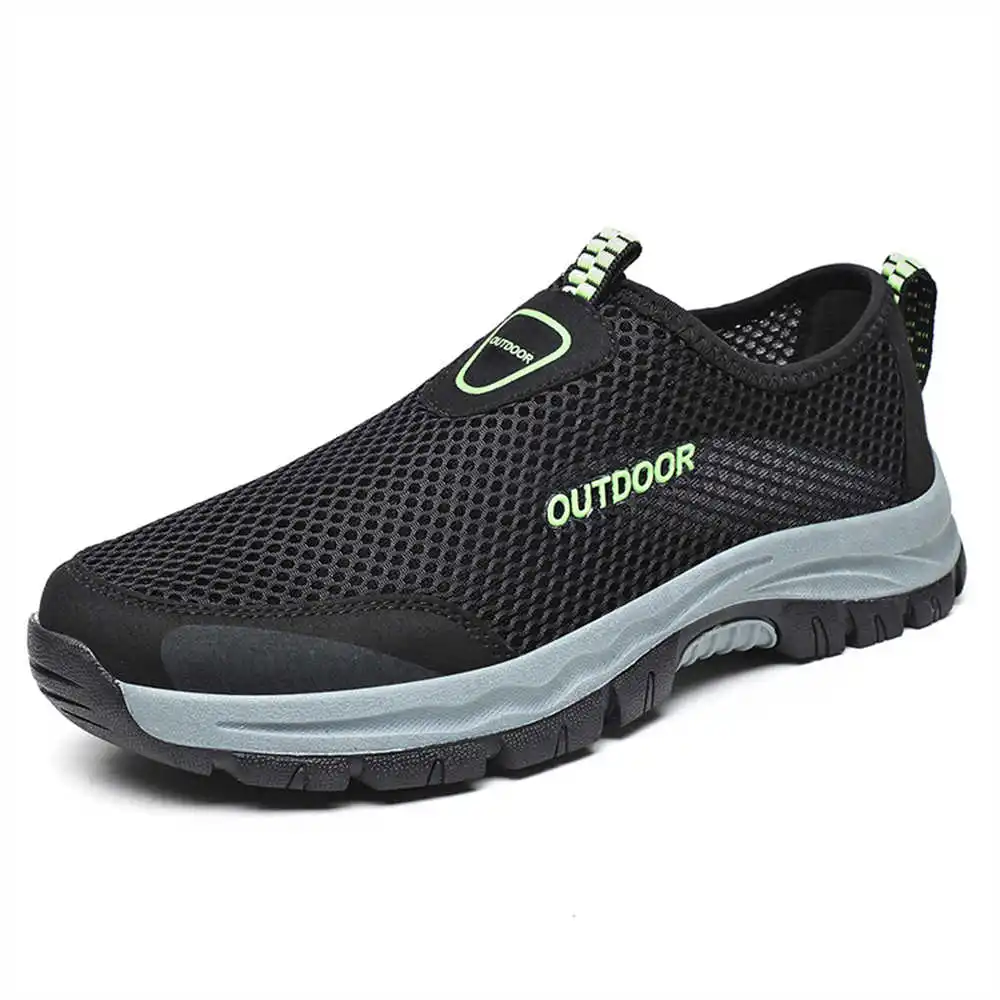 Black Anti Slip Male Sneakers Tennis Orange Men's Shoes Golf Man Sport School Low Cost On Sale Fat Overseas Special Offers