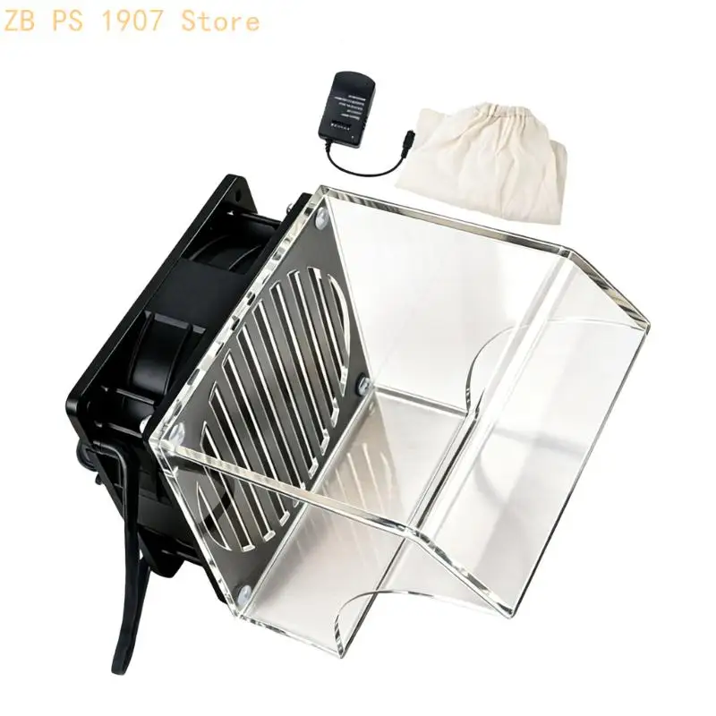 Filtering Structure Jewelry Dust Collector with Clear Viewing Area and Dial-Based Speed Control for Polishing Work 55KA