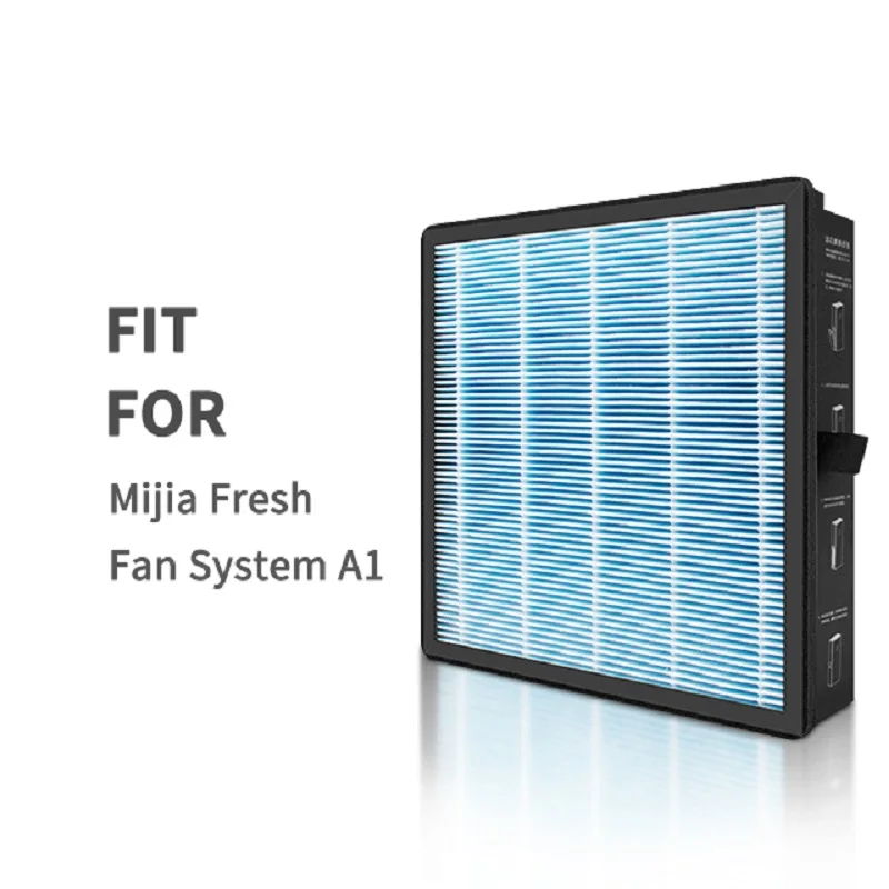 Luchtzuiveringsfilter Voor Xiaomi Mijia A1 Vers Ventilatorsysteem MJXFJ-150-A1 Middelhoog Rendement Composietfilter 258*258