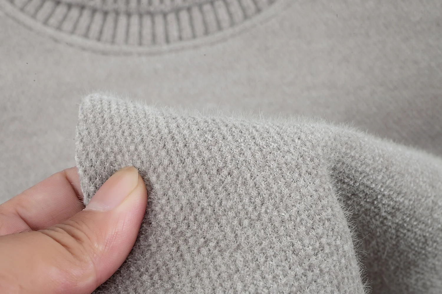 Hochwertiger Herren-Pullover der Marke Paul Pony mit klassischer Stickerei, dickem Samt, Winter-Neuheit, warm, mit hohem Kragen, modisch, lässig, gestrickt – Detail 13