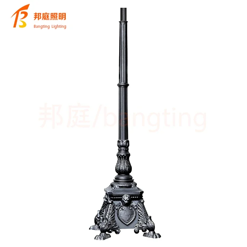 European Style Outdoor Waterproof Street Light And Aluminum Poles Garden Lamp Post Led Garden Light