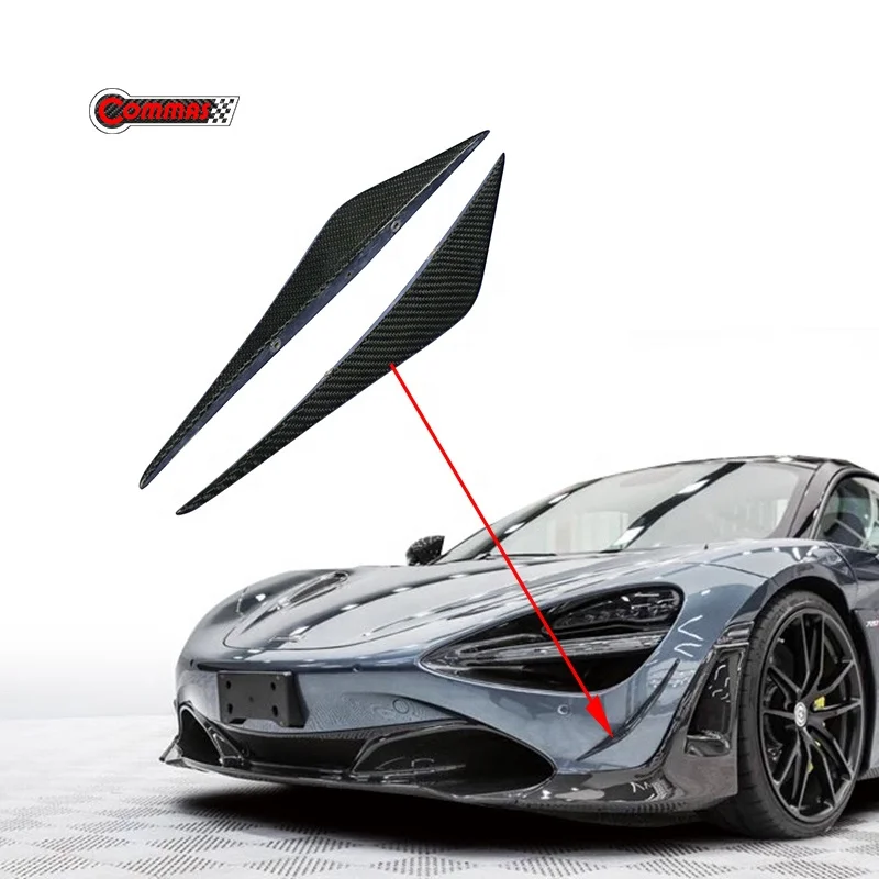 

New Arrival Carbon Fiber Front Bumper Canards For Mclaren 720s Auto Parts