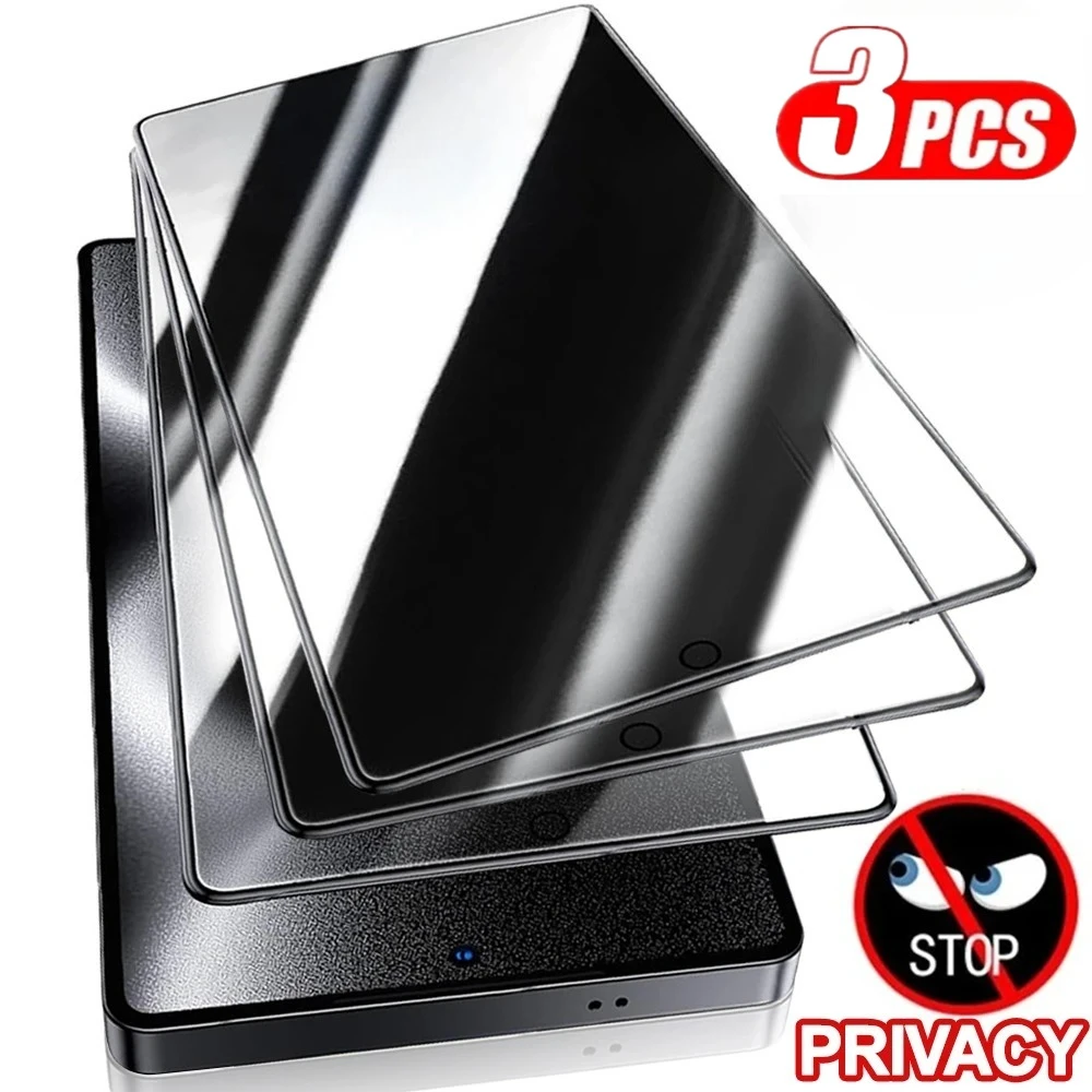 3Pcs Anti Spy Full Screen Protector for Samsung Galaxy S26 S25 S24 Ultra S25 S24 FE S23 S22 S21 Plus Frosted Anti-Scratch Glass