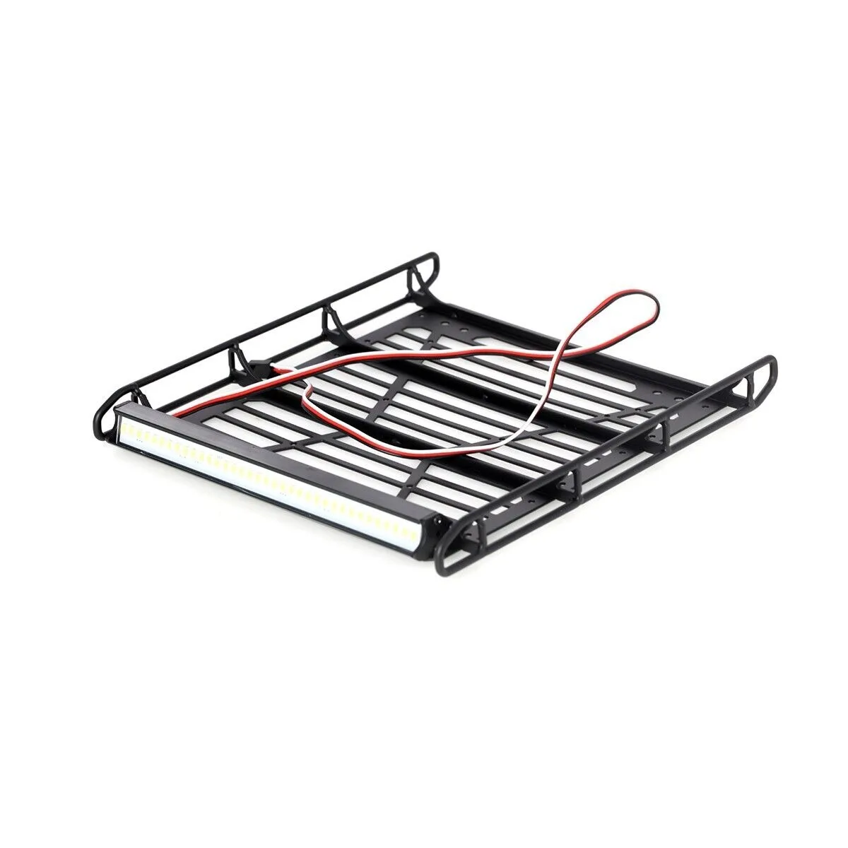 LCX Racing 1/10 RC Luggage Tray Roof Rack 188*172*18mm Upgrades Parts Accessories for Axial SCX10 II III Traxxas TRX4 TRX6