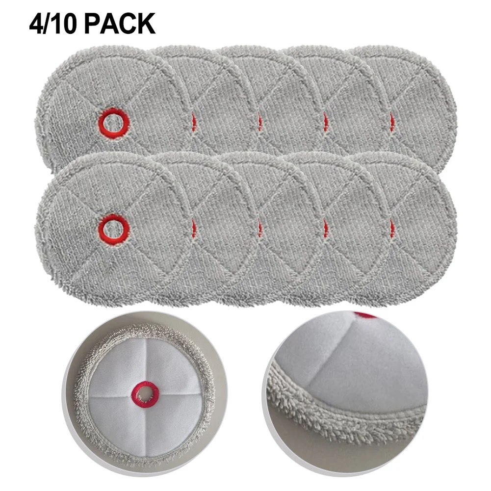 

10/4PCS Microfiber Mop Cloth Kit Efficient And Convenient Mopping For LG Code For Zero Roboking Ai Vacuum Cleaner Parts Access