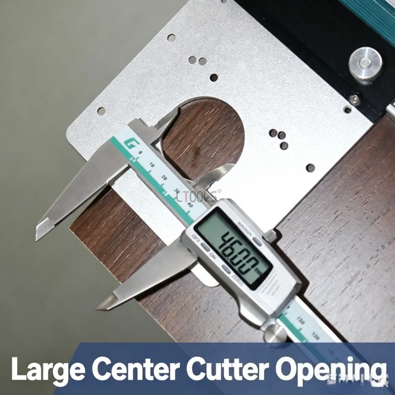 Router Base Plate for Trimmer Universal Grooving Positioning Board for Compact Wood Router Track Saw Cutting Working Accessory