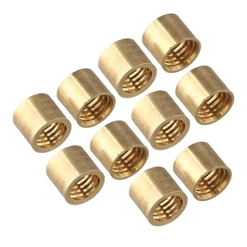 

-[Cilae-17R] Upgrade Your Snooker Equipment With10pcs Reliable Brass Tip Ferrules Set (10Mm) Snooker Equipment