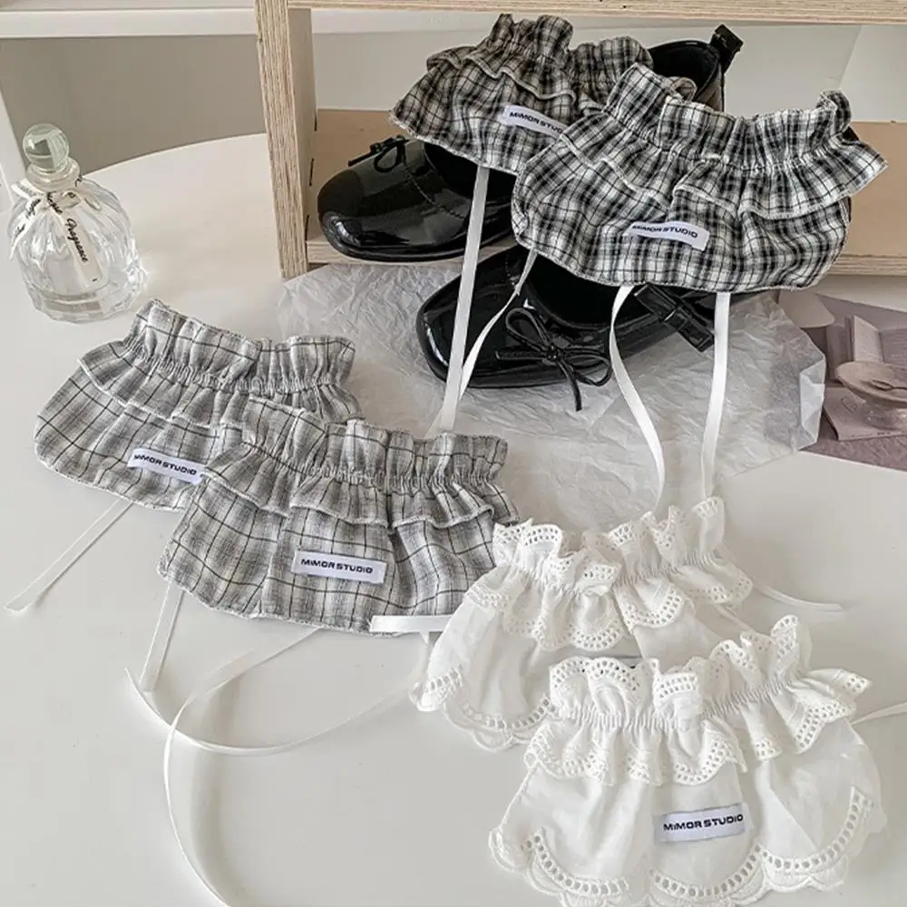 Weiße Spitze Lolita Schuhe Cover Socken Damen Ins Home Warme Schuhe Koreanischer Modestil über Schuhe Socken